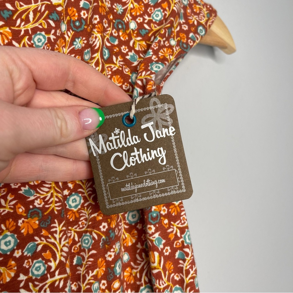 New tags Matilda Jane clothing sundown floral one piece romper size 4 - Picture 8 of 8